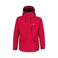 Trespass Mens Corvo Hooded Full Zip Waterproof Jacket/Coat - Red - Size 2XS | Trespass Sale | Discount Designer Brands