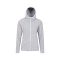 Mountain Warehouse Womens/Ladies Lleyn II Melange Full Zip Hoodie (Grey) - Size 16 UK | Mountain Warehouse Sale | Discount Designer Brands