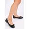 Where's That From Womens Bexley Slip On Flat Pumps - Black Patent - Size UK 7 | Where's That From Sale | Discount Designer Brands