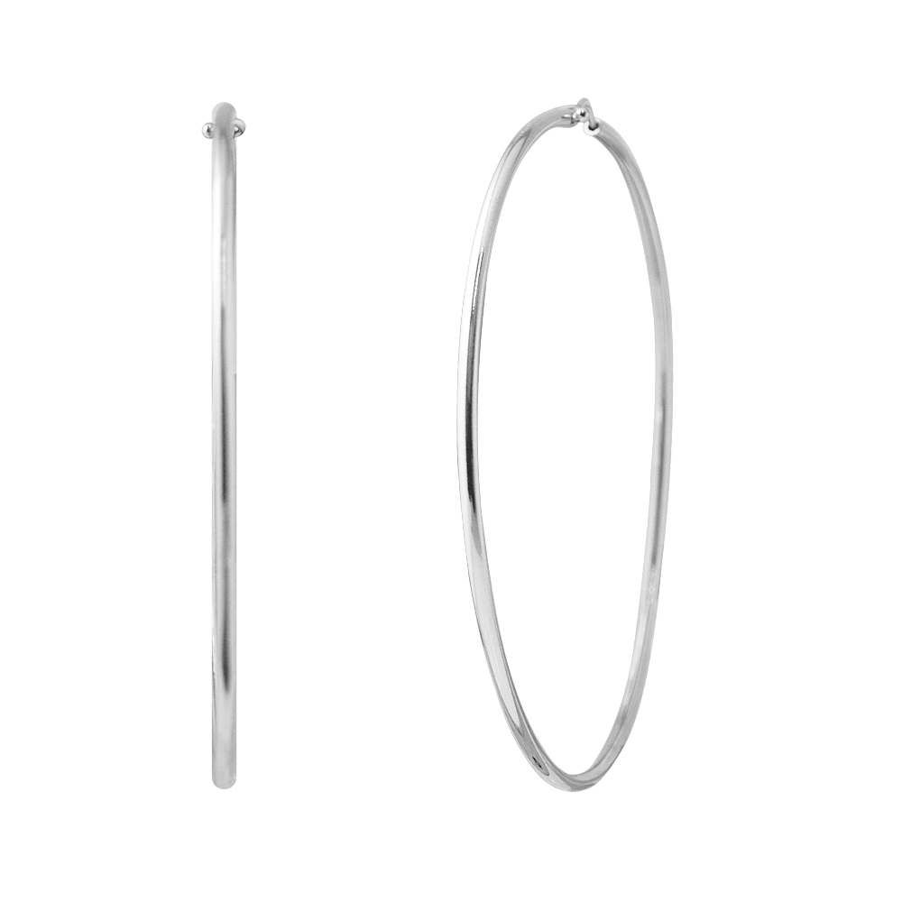 Diadema Womens - Earrings Love Jewelry Collection Silver Sterling - One Size | Diadema Sale | Discount Designer Brands