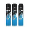 Lynx Mens XXL Ice Chill 48-Hour High Definition Fragrance Body Spray Deo, 3x250ml - NA - One Size | Lynx Sale | Discount Designer Brands