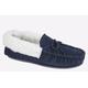 Mokkers Emily Moccasin Slippers Womens - Navy - Size UK 3 | Mokkers Sale | Discount Designer Brands