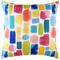 Evans Lichfield Aquarelle Dash Abstract Feather Filled Cushion - Multicolour - One Size | Evans Lichfield Sale | Discount Designer Brands
