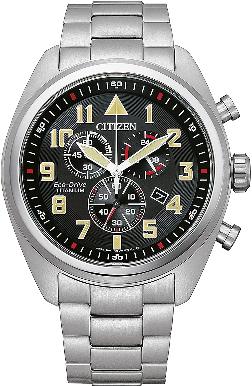 Citizen Mens Silver Watch AT2480-81E Titanium - One Size | Citizen Sale | Discount Designer Brands