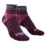 Bridgedale - Womens Sport Ultralight Merino Low Socks - Damson - Purple Merino Wool - Size 5-6.5 (UK Shoe)