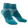 Bridgedale - Womens Sport Ultralight Merino Low Socks - Teal - Turquoise Merino Wool - Size 5-6.5 (UK Shoe)