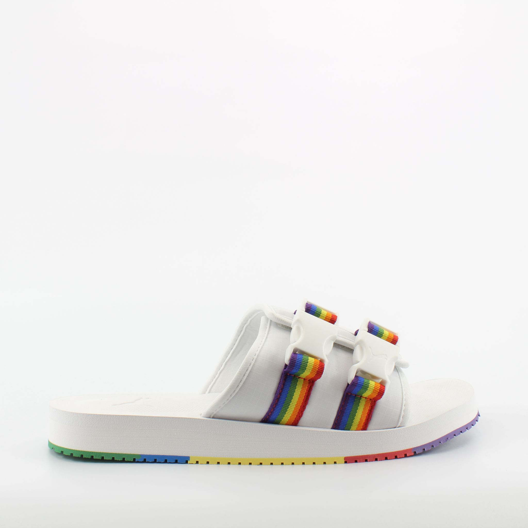 Puma Wilo Lux White Mens Sliders - Size UK 7 | Puma Sale | Discount Designer Brands