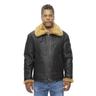 Infinity Leather Mens B3 WW2 Sheepskin Aviator Flying Jacket-Charleston - Brown Material_sheepskin - Size Small