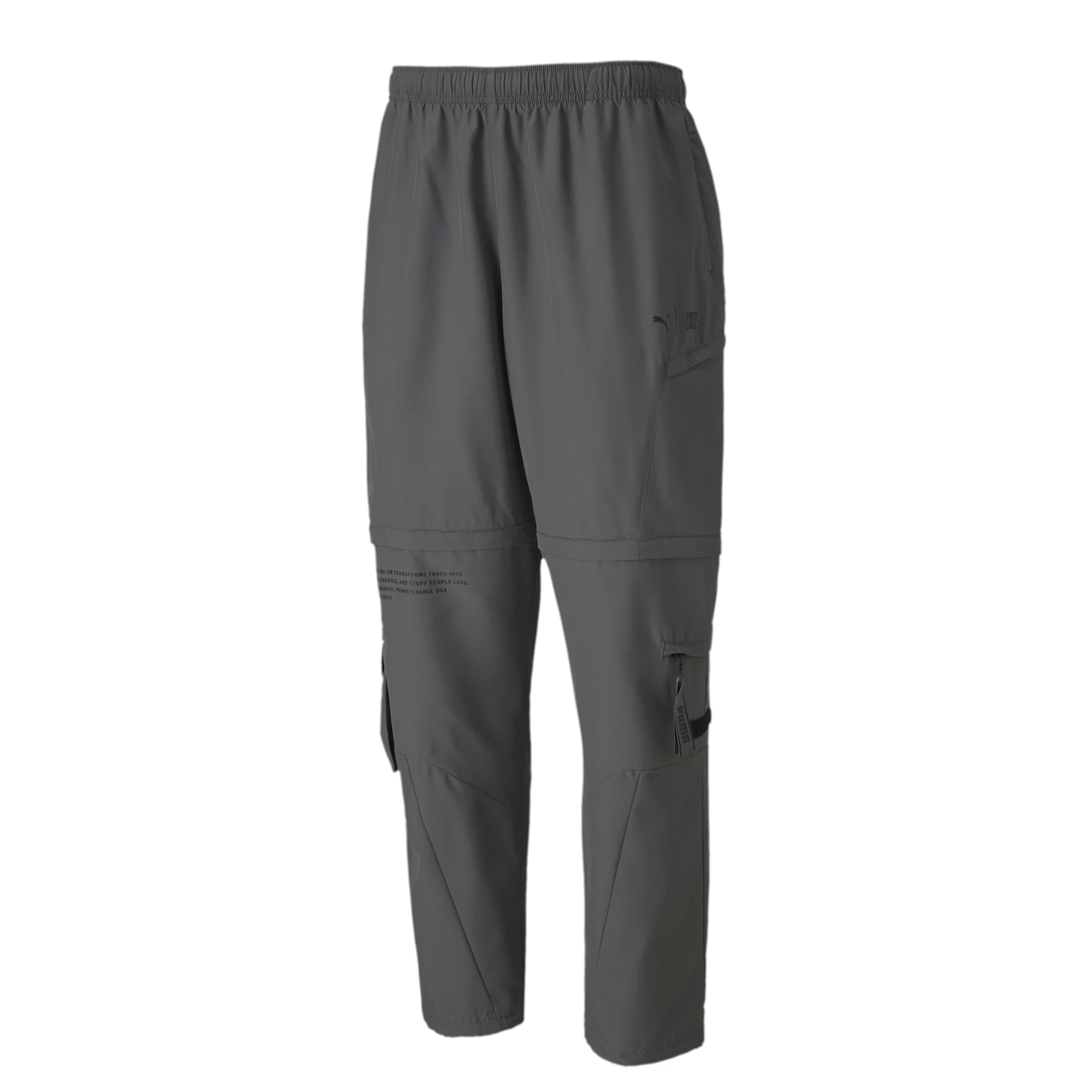 Puma x First Mile Mens 2 In 1 Track Pants Grey 519022 02 Textile - Size Medium | Puma Sale | Discount Designer Brands