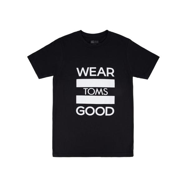 toms-black-wear-good-stacked-short-sleeve-crew-t-shirt,-size-xs/