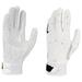 Nike D-Tack 7.0 Adult Football Lineman Gloves White/Black