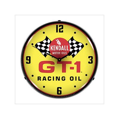 Collectable Sign and Clock Kendall GT-1 Racing Oil Backlit Wall Clock