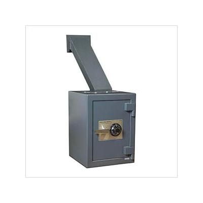 Hollon Safe Company Through-the-Wall Deposit Safe with Combination Lock