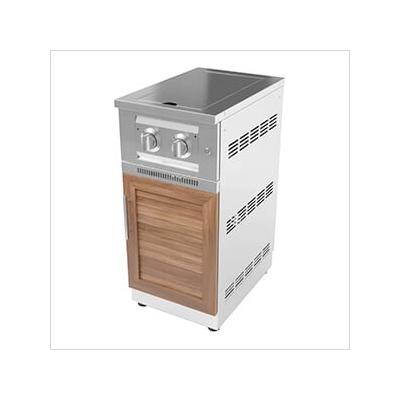 NewAge Outdoor Kitchens Grove Dual Side Burner and Cabinet (Natural Gas)