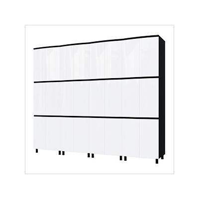 Contur Cabinet 10' Premium Alpine White Garage Cabinet System