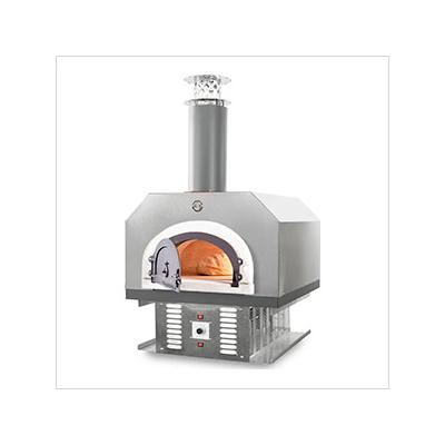 Chicago Brick Oven 38" x 28" Hybrid Countertop Liquid Propane / Wood Pizza Oven (Silver Vein - Residential)