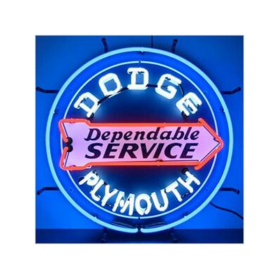 Neonetics Dodge Dependable Service 24-Inch Neon Sign