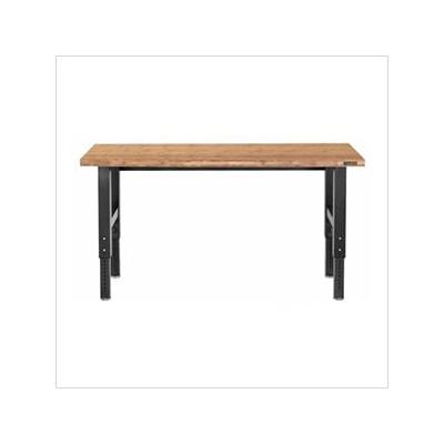 Gladiator Height Adjustable 6-Foot Hardwood Workbench