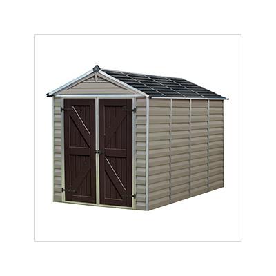 Palram-Canopia SkyLight 6' x 10' Storage Shed (Tan)