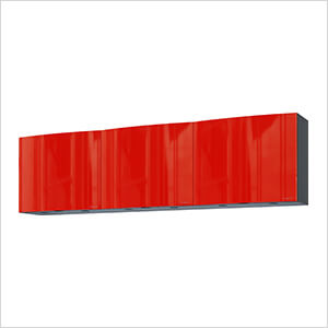 Contur Cabinet 7.5' Premium Cayenne Red Garage Wall Cabinet System