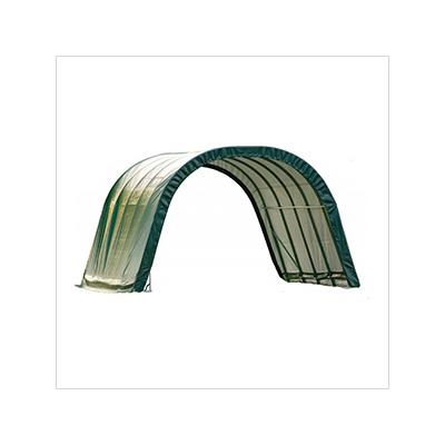 ShelterLogic 12x20x8 Round Style Run-In Shelter (Green Cover)