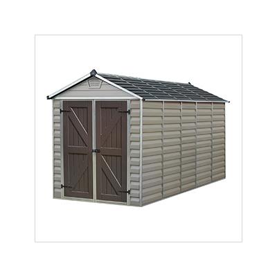 Palram-Canopia SkyLight 6' x 12' Storage Shed (Tan)