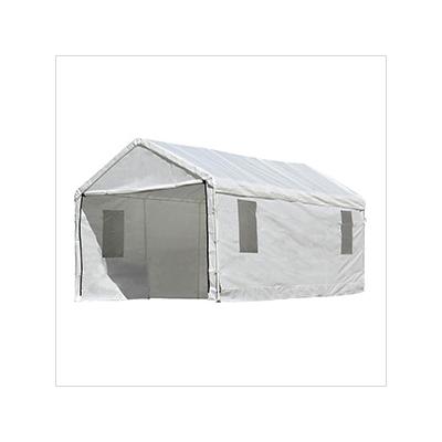 ShelterLogic 10x20 Canopy Enclosure Kit with Windows for 1-3/8" Frame (White Cover)