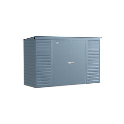 Arrow Sheds Select 10 x 4 ft. Storage Shed in Blue Grey
