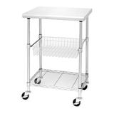 Seville Classics Stainless Steel Work Table / Cart