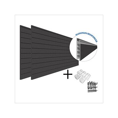 Proslat PROCORE+ PVC Carbon Fiber Slatwall Ultimate Bundle