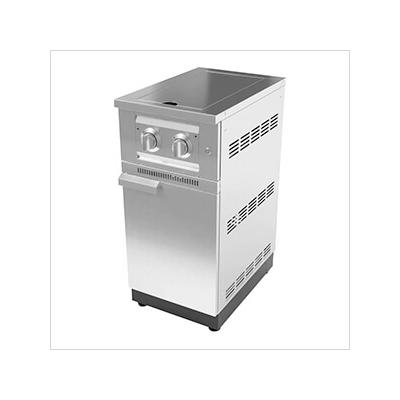 NewAge Outdoor Kitchens Stainless Steel Dual Side Burner and Cabinet (Natural Gas)