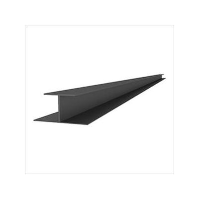 Proslat 5 x 96" PVC Slatwall H Trim (Charcoal)