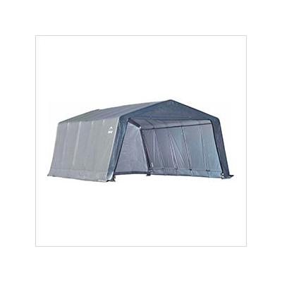 ShelterLogic Garage-In-A-Box 12x20 Shelter with 1-3/8" (Gray Cover)