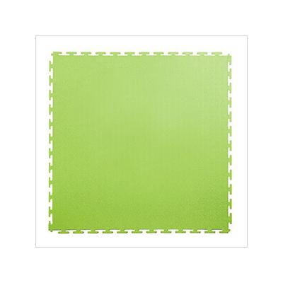 Lock-Tile 7mm Neon Green PVC Smooth Tile (50 Pack)