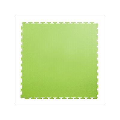 Lock-Tile 7mm Neon Green PVC Smooth Tile (50 Pack)