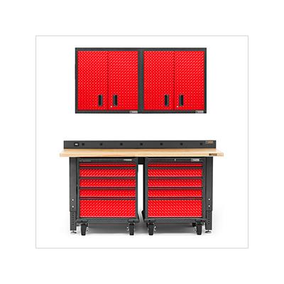 Gladiator Premier 6-Piece Red Garage Cabinet System