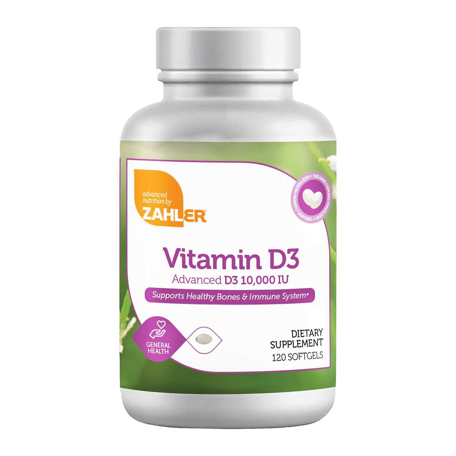 Vitamin D3 10000 Iu Healthy - 120 Softgels (120 Servings)