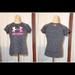 Under Armour Shirts & Tops | Girl's Size Ylg Under Armour Heat Gear Shirt Top | Color: Black/Gray | Size: Lg
