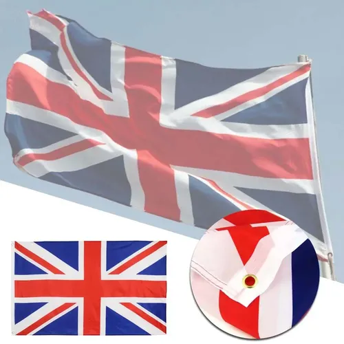 5 x 3ft große Union Jack Flagge großen britischen Stoff Polyester britischen GB Sport
