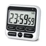 LCD-Anzeige digitaler Küchen timer mit Stumm-/Lautalarm-Ein-/Ausschalter 24-Stunden-Wecker für