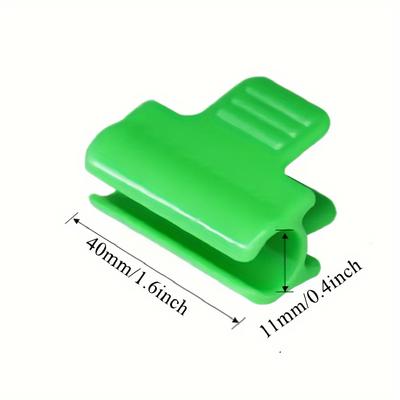 TEMU 30pcs Large Shed Plastic Clip, Greenhouse Pressure Film Snap, Film Clip, Sun Shed Snap, Film Snap, Garden Net Clip, Gardening Accessories Image