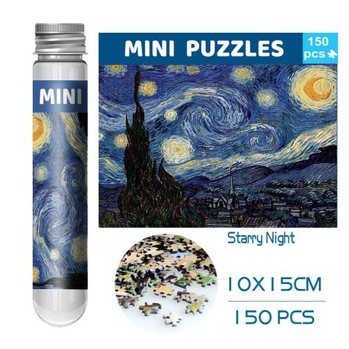 - Starry Sky 150 Mini Test Tube Puzzle World Famous Painting Series Travel Puzzle Yc-m