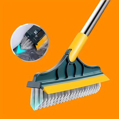 1pc Cleaning Brush With Long Handle Adjustable Cleaning Brush Crack Cleaning Brush With Window Cleaner For Bathroom And Toilet, For Hotel