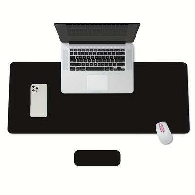 Faux Leather Mouse Pad, Oversized Non-slip Compute...