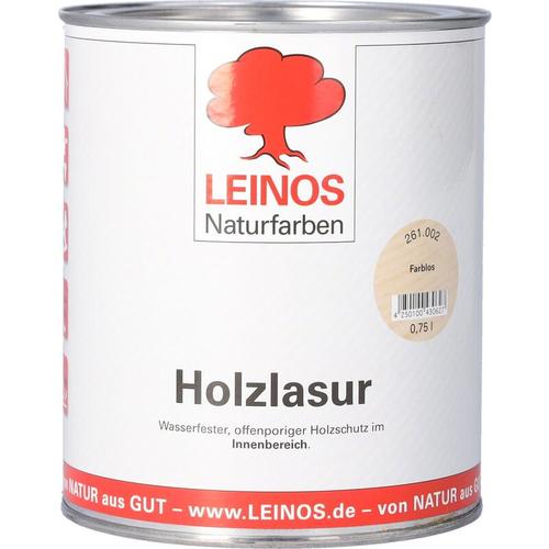 Leinos - 261 Holzlasur für Innen 002 Farblos 0,75 l
