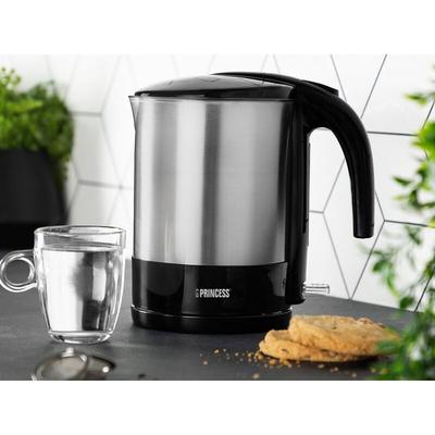 Wasserkocher Edelstahl gebürstet - 1,7Liter, 2200 Watt, 360° drehbar Image