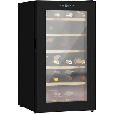 Homcom - Weinkühlschrank, 65 l Getränkekühlschrank für 24 Flaschen, Flaschenkühlschrank, Image
