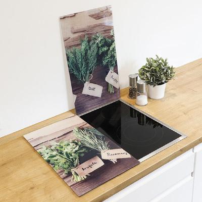 2er Set Herdabdeckplatten 'Petersilie'-M28024 Image