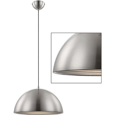Hängelampe Pendelleuchte 1 flammig Pendellampe Deckenleuchte Wohnzimmerlampe, Aluminium, nickel Image
