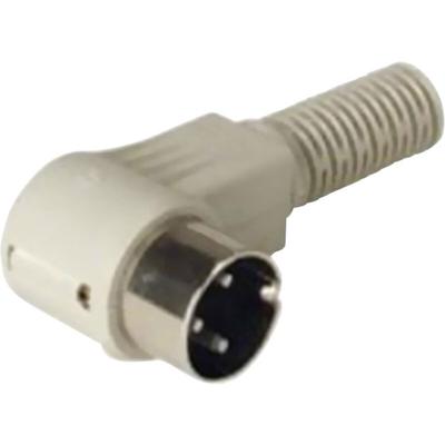 931 573-517-1 DIN-Rundsteckverbinder Stecker, gewinkelt Polzahl: 6 Grau 1 St. - Hirschmann Image
